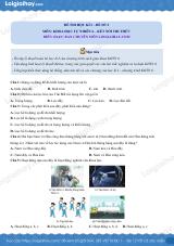Đề thi học kì 1 KHTN 6 - Kết nối tri thức - Đề số 2
